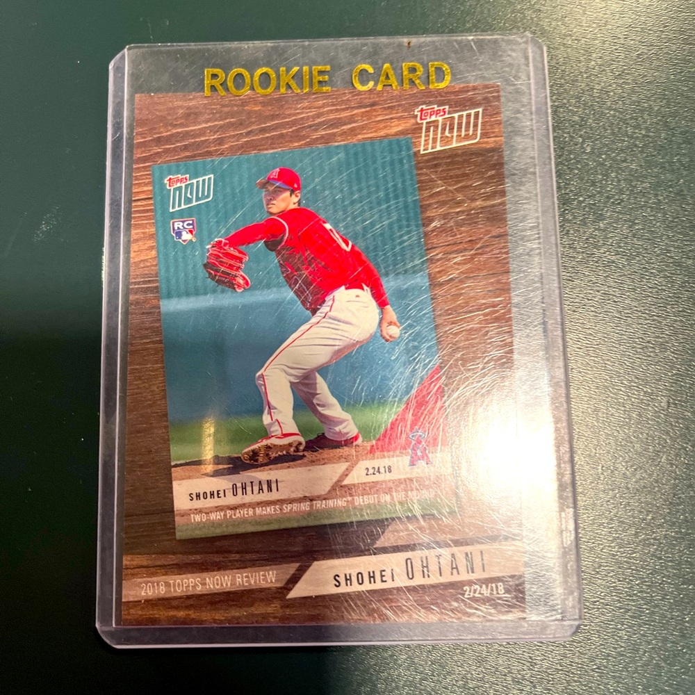 Shohei Ohtani Rookie Card Topps Now Limited Edition Baseball Card